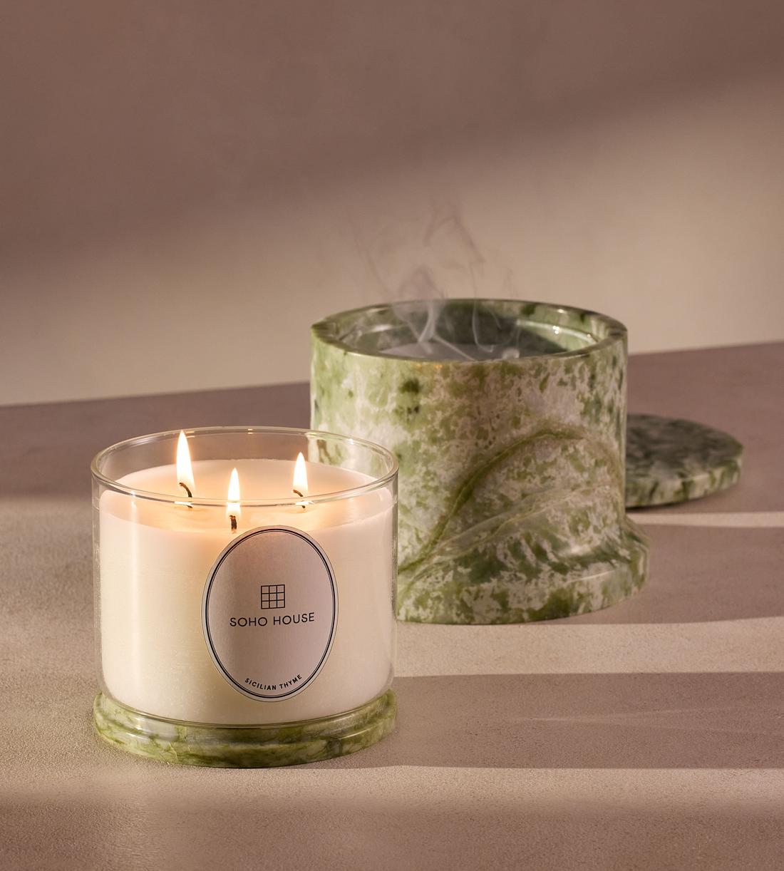 Sicilian Thyme Candle - Apple Jade Marble - 660g - Images - Image 5