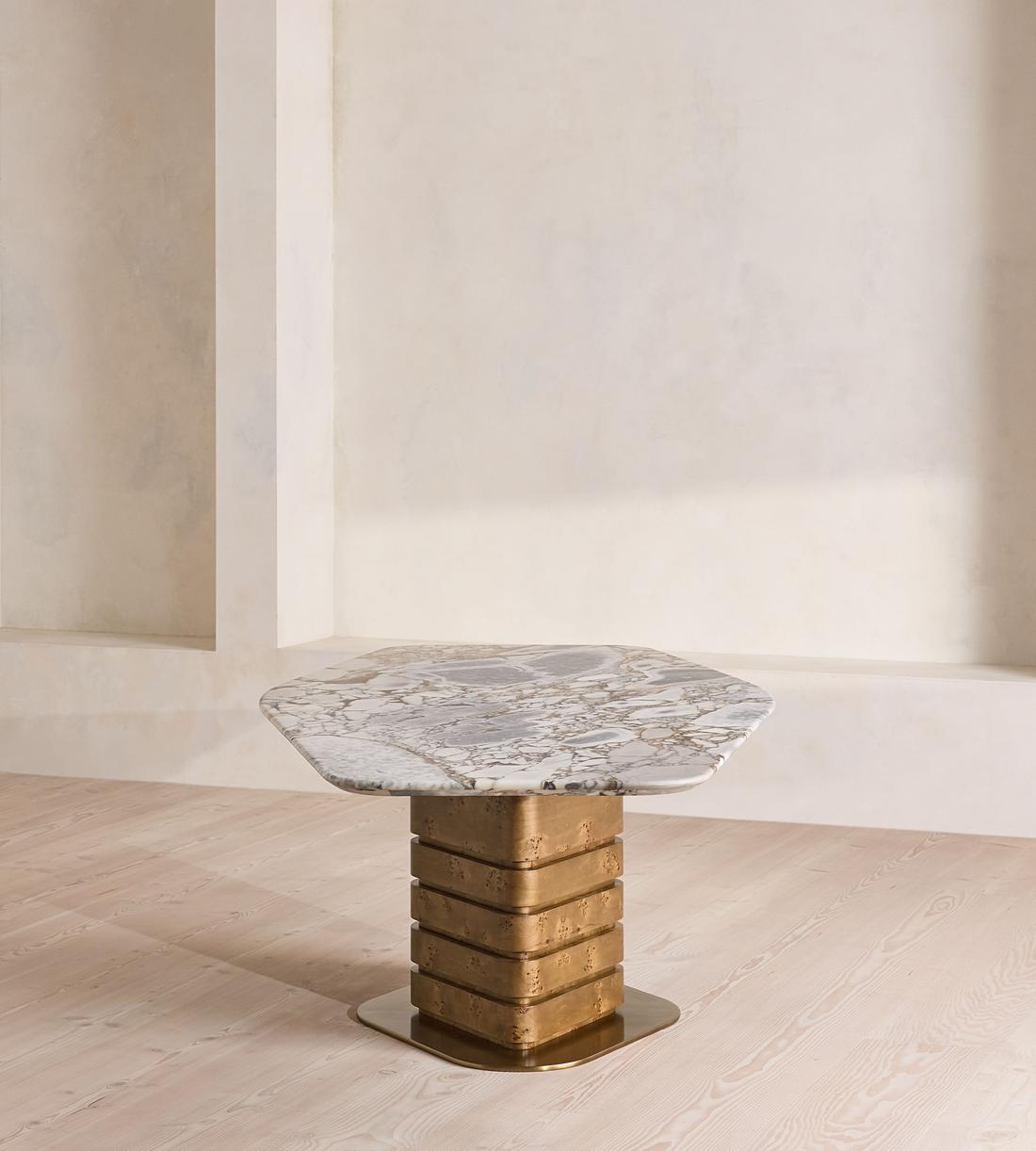 Navarro Dining Table - Arabescato Rose - Images - Image 5