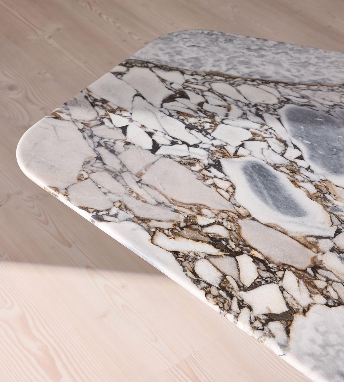 Navarro Dining Table - Arabescato Rose - Images - Image 4