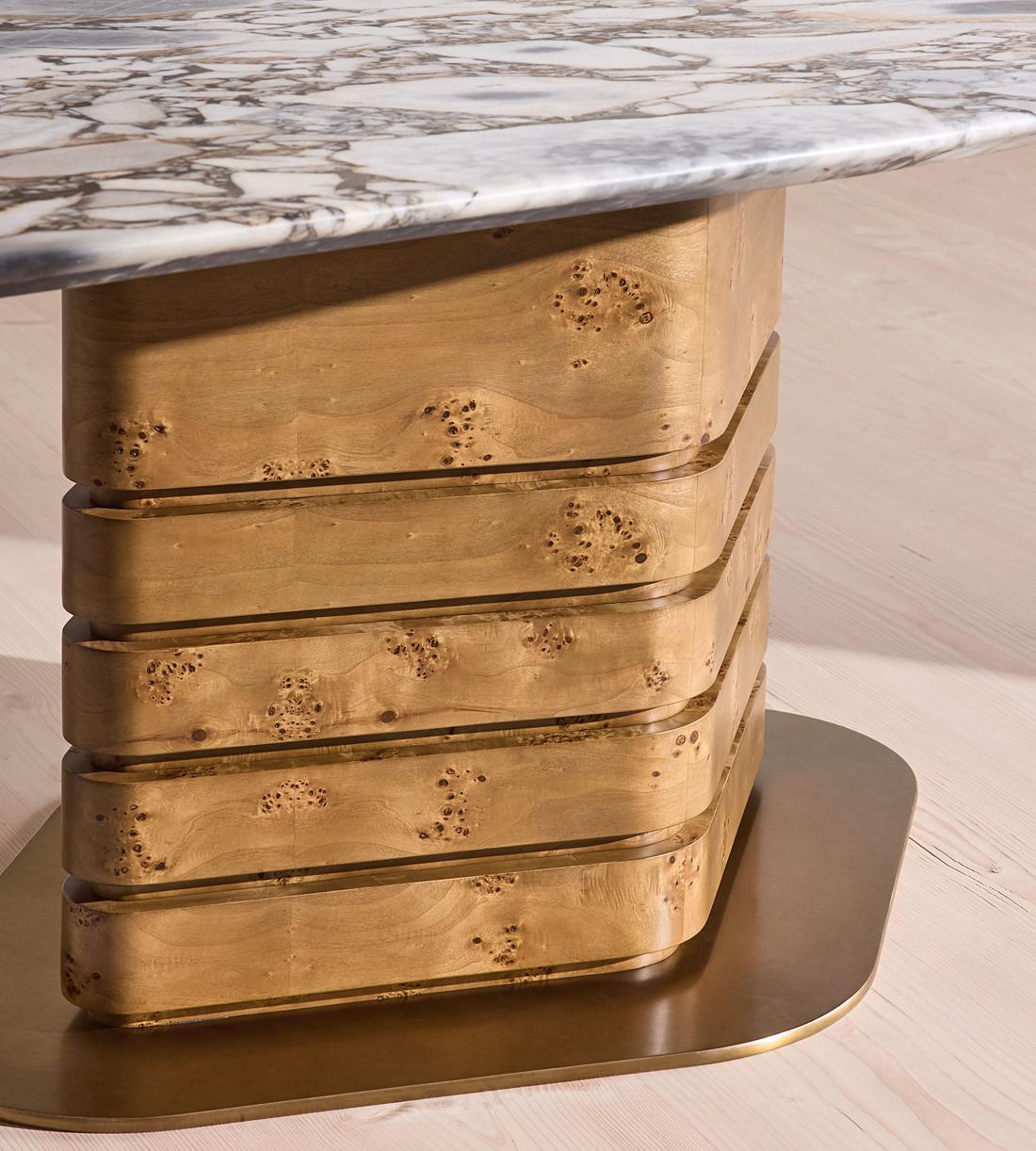 Navarro Dining Table - Arabescato Rose - Images - Image 6