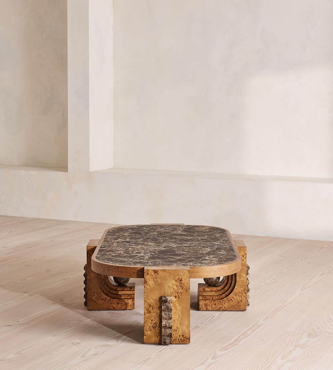 Emmeline Coffee Table - Dark Emperador - Images - Image 6
