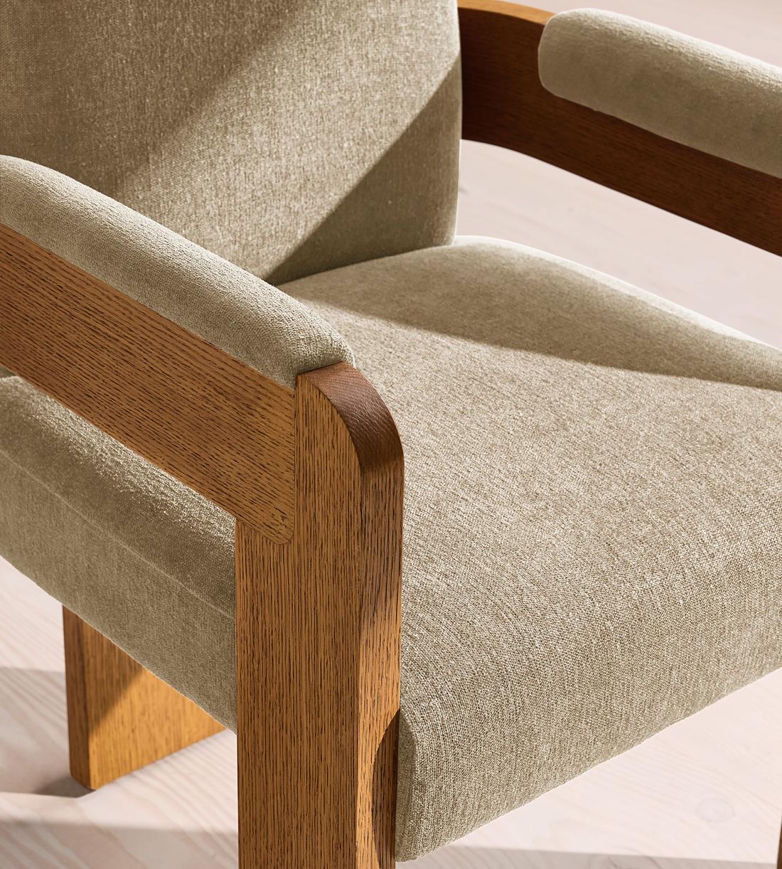 Emerson Dining Chair - Linen Chenille - Stone - UK - Images - Image 6