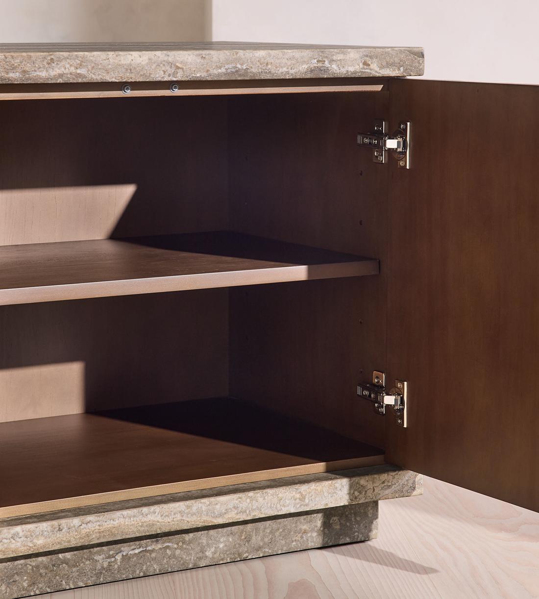 Alani Bedside Table - Travertine - Images - Image 5