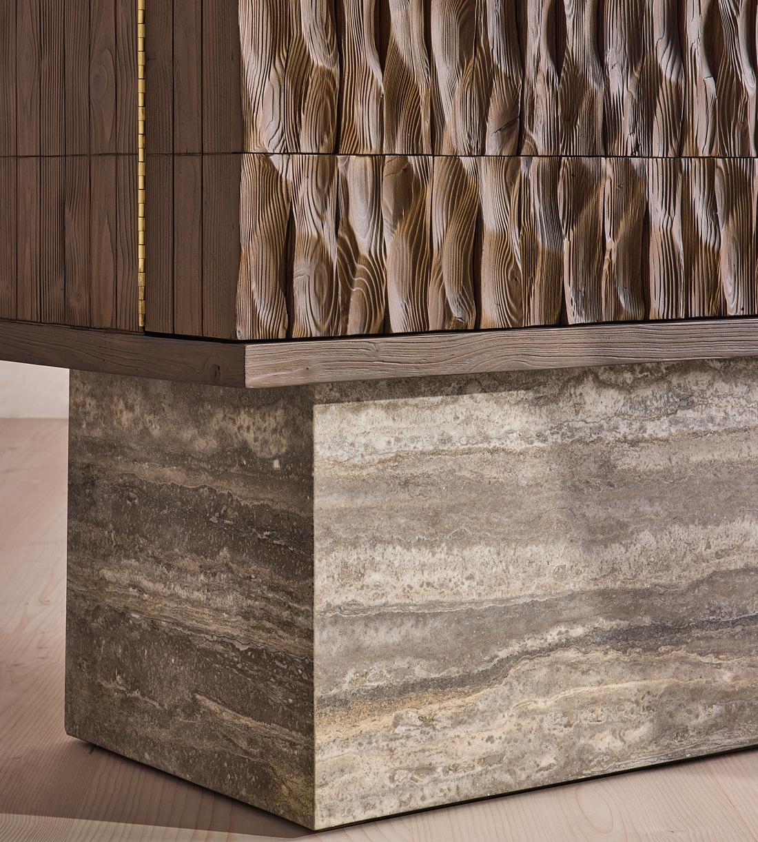 Alani Bar Cabinet - Travertine - UK - Images - Image 11