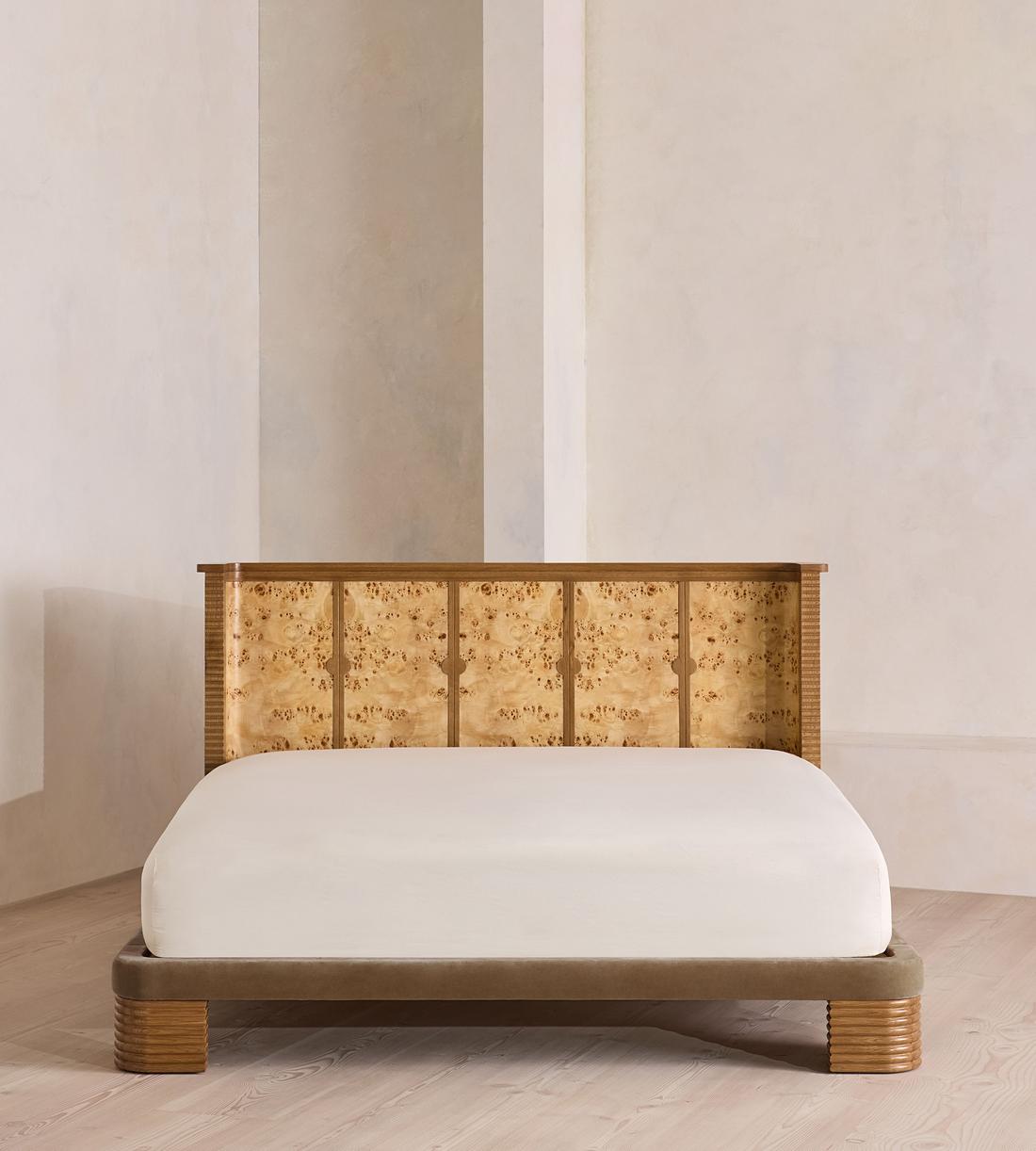 Belmont Bed - King - Velvet - Truffle - UK - Listing - Image 3