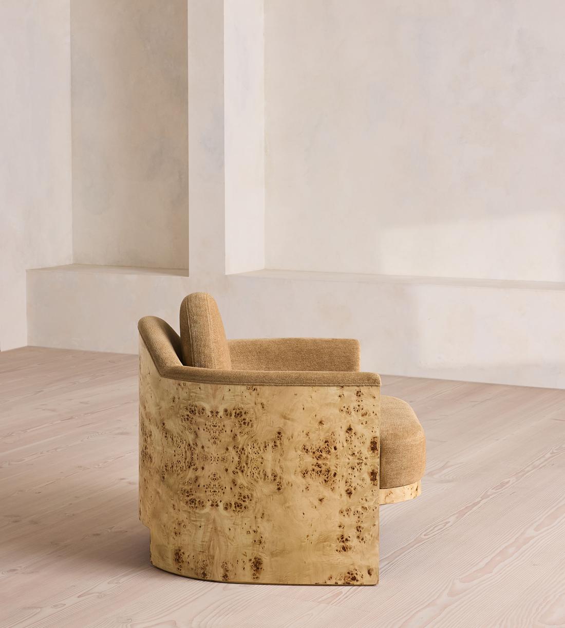Carmen Armchair - Linen Chenille - Sand - UK - Images - Image 5