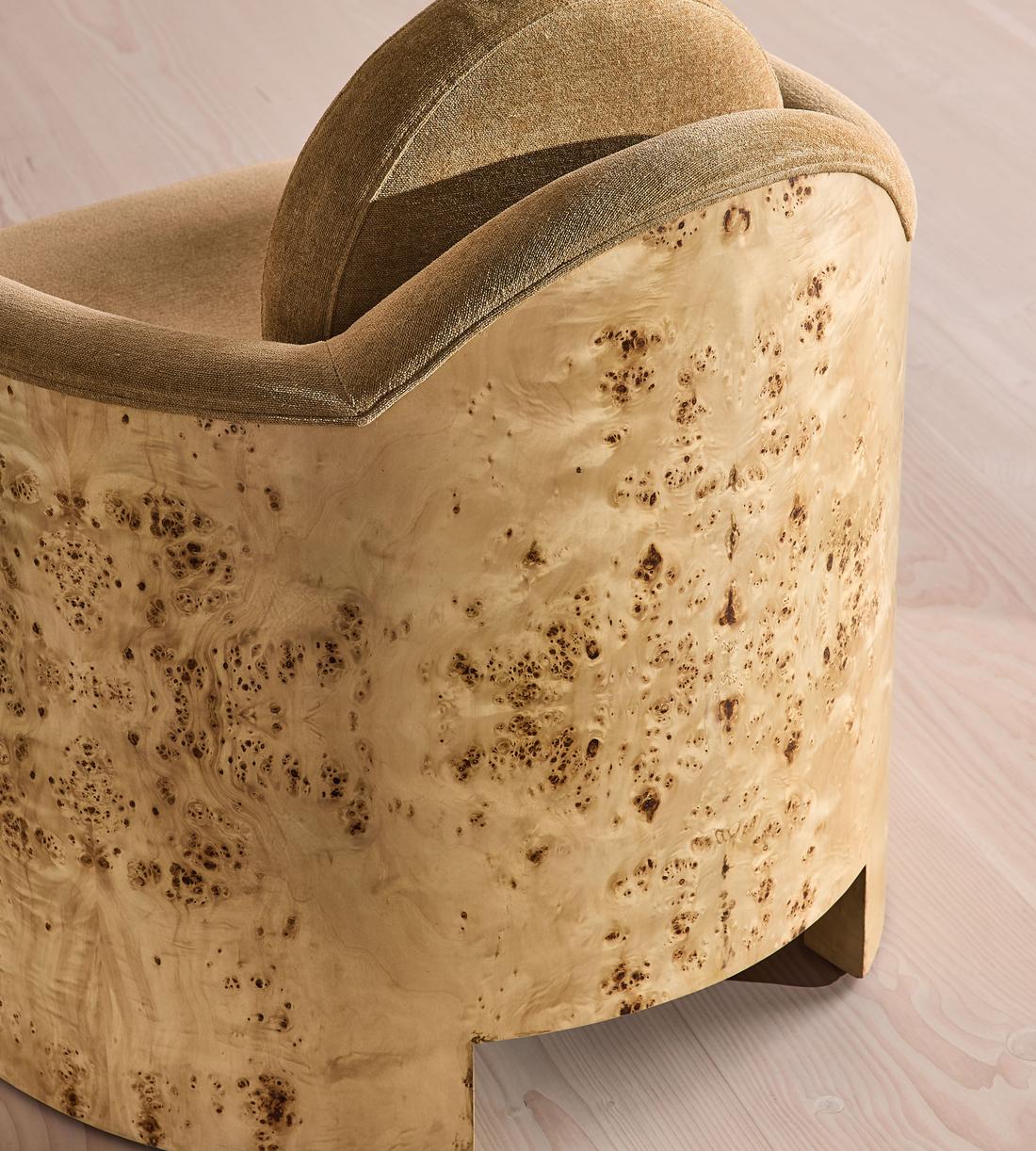 Carmen Armchair - Linen Chenille - Sand - US - Images - Image 8