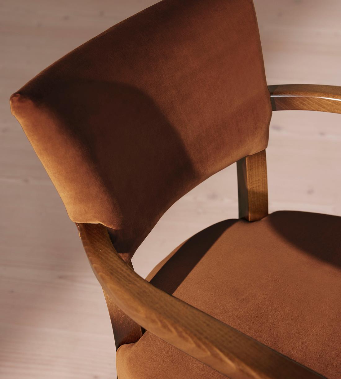Molina Dining Armchair - Velvet - Cinnamon - UK - Images - Image 5