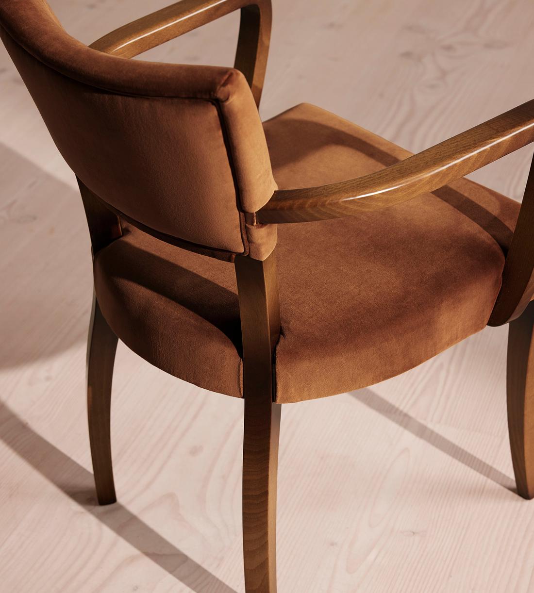 Molina Dining Armchair - Velvet - Cinnamon - UK - Images - Image 6