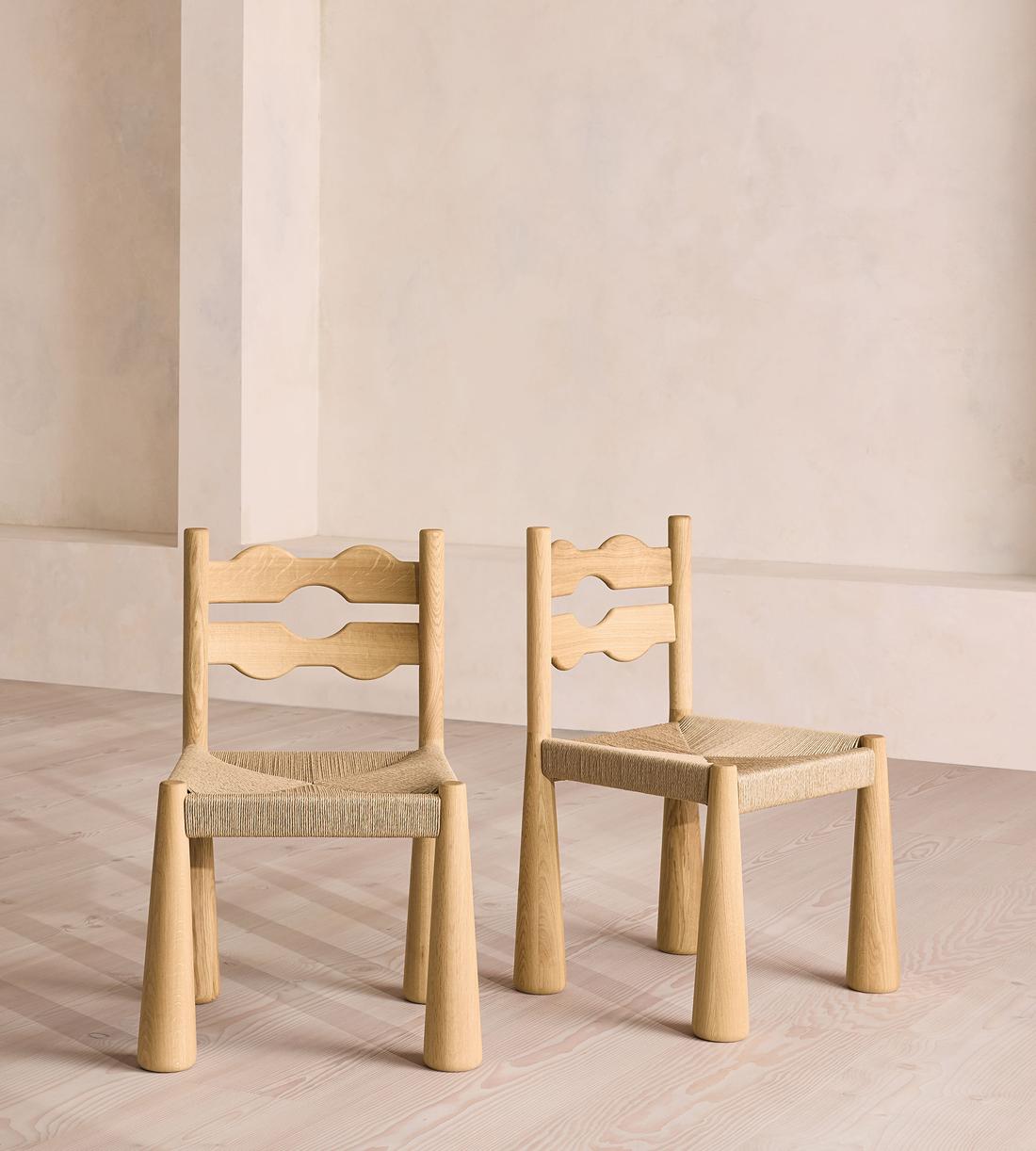 Pair of Manuel Dining Chairs - Light Oak - US - Listing - Image 1