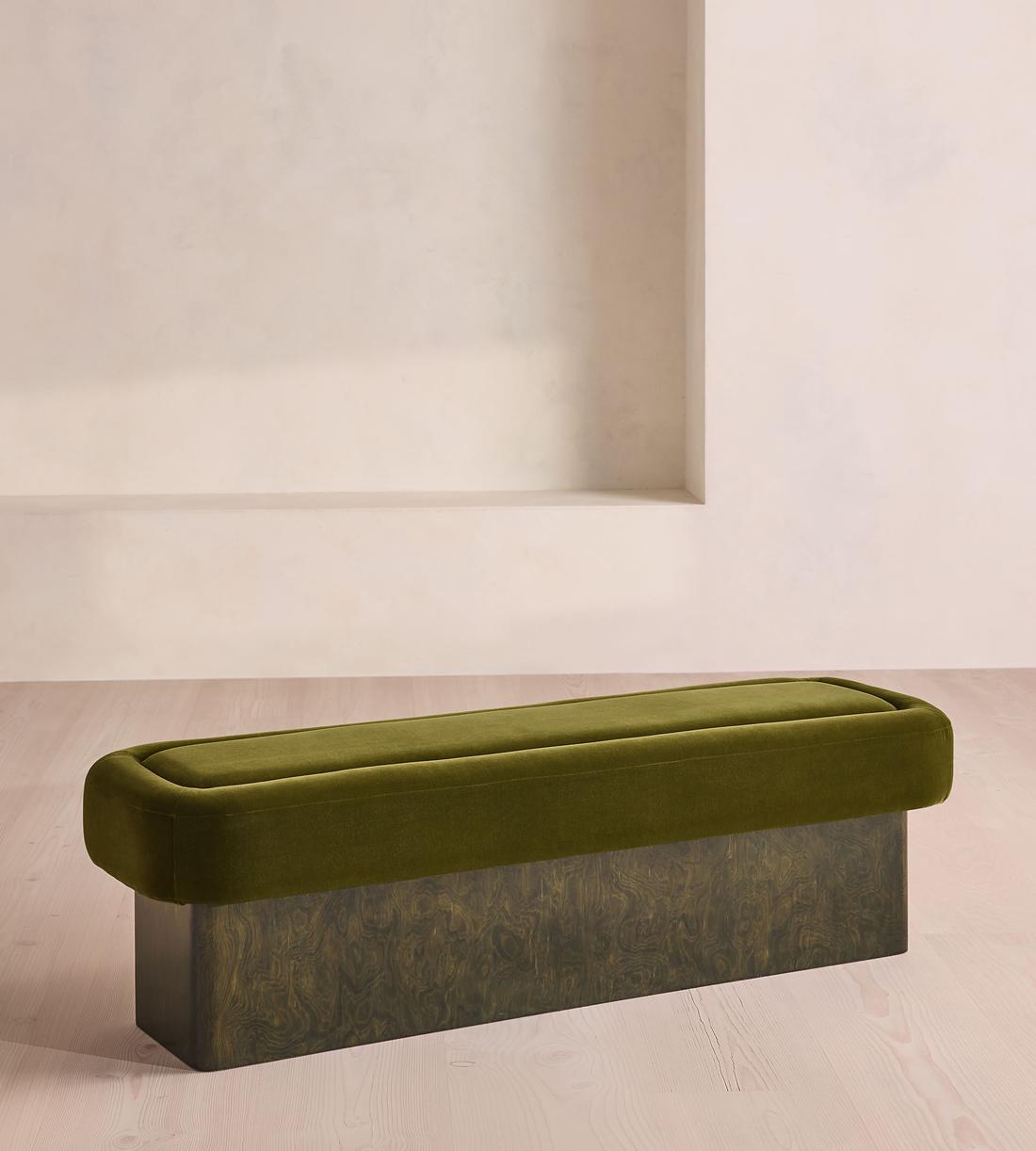 Ralph Bench - Velvet - Olive - UK - Listing - Image 1