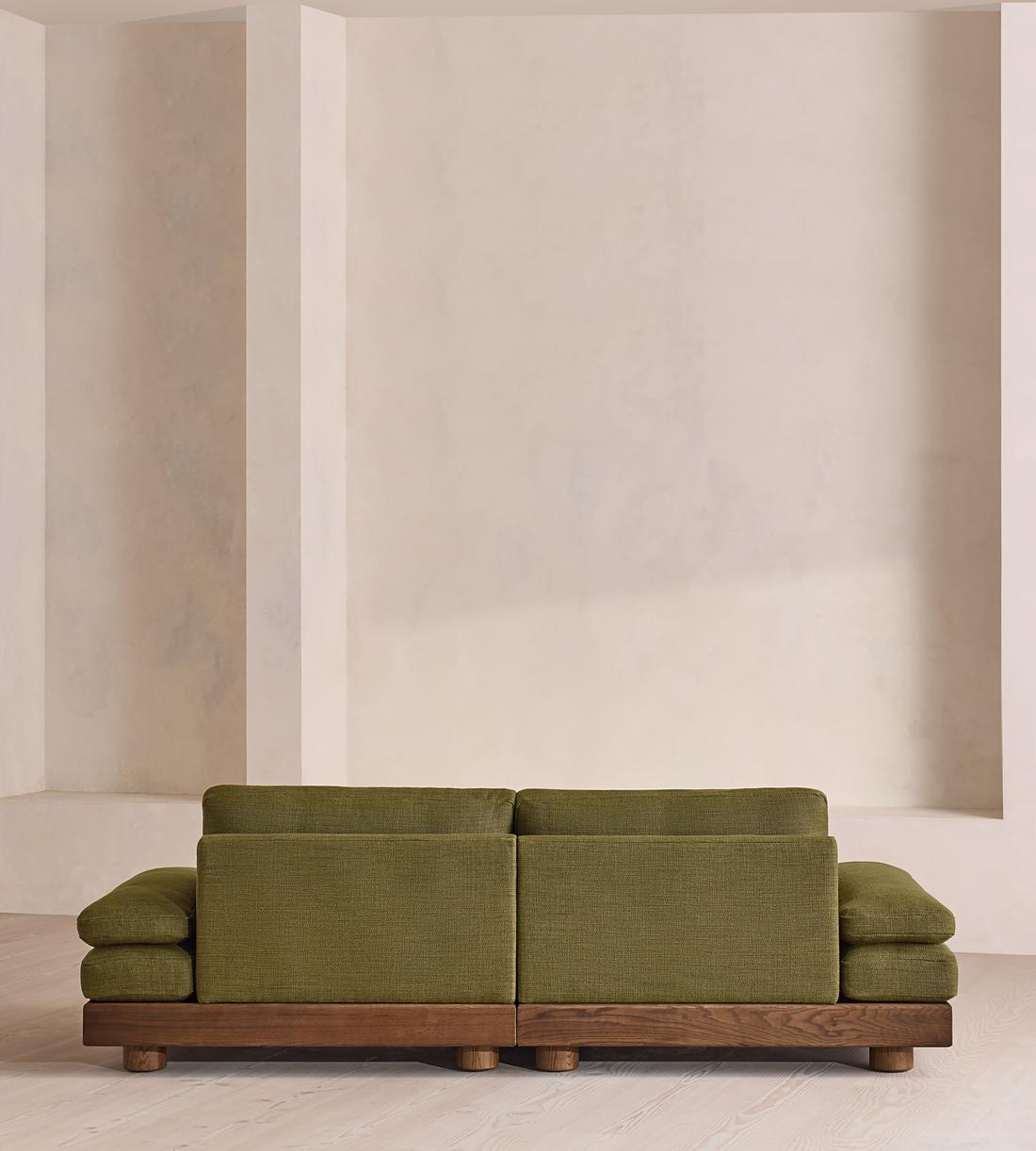 Truro Modular Sofa - Three Seater - Wool Linen - Moss UK - Images - Image 5