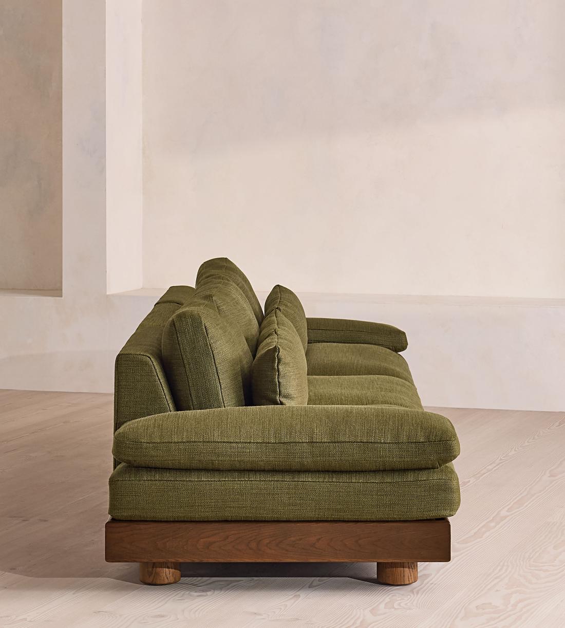 Truro Modular Sofa - Four Seater - Wool Linen - Moss UK - Images - Image 3