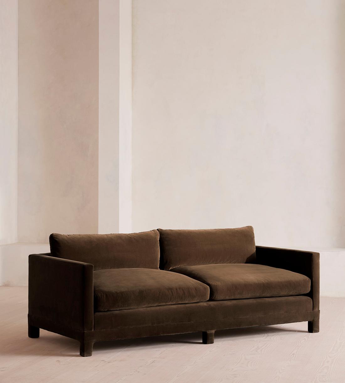 Ashford Three Seater - Sofa - Velvet - Chocolate - US - Listing - Image 2