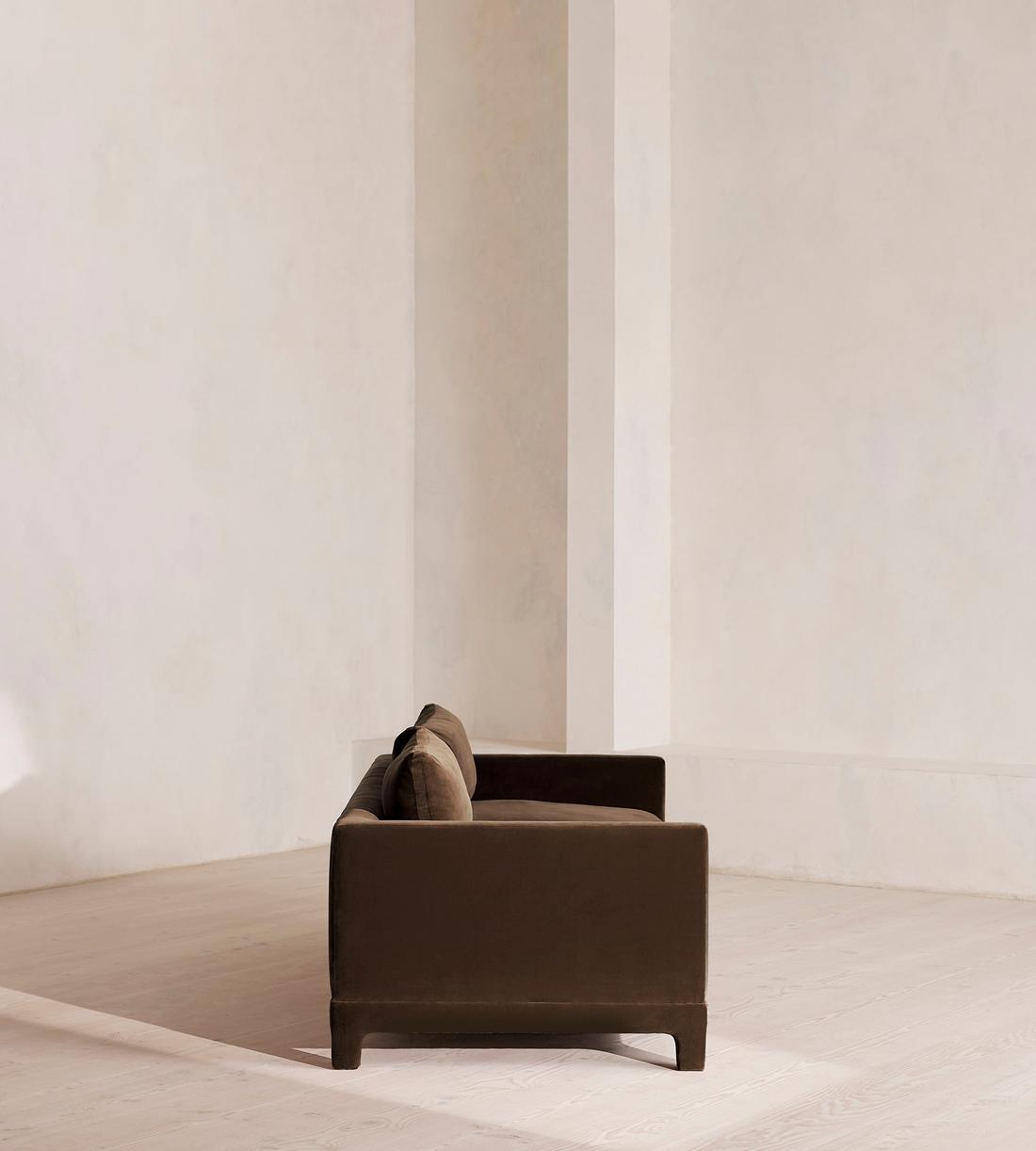 Ashford Three Seater - Sofa - Velvet - Chocolate - US - Images - Image 3
