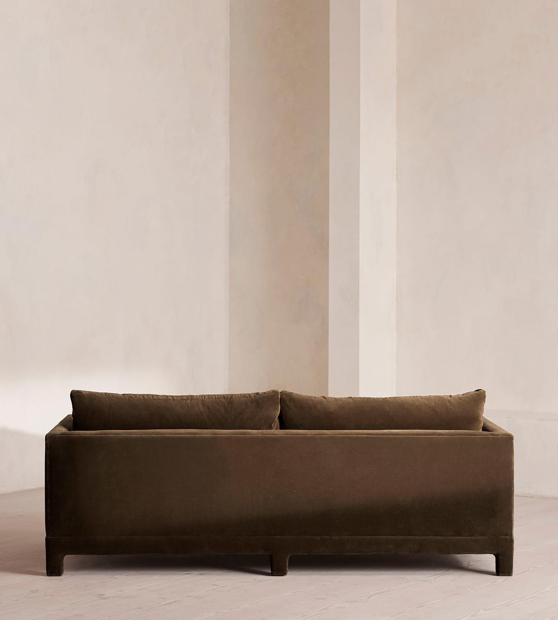 Ashford Three Seater - Sofa - Velvet - Chocolate - US - Images - Image 4
