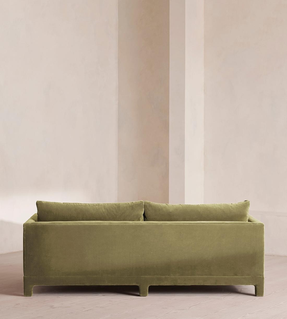 Ashford Three Seater Sofa - Velvet - Lichen - Images - Image 5