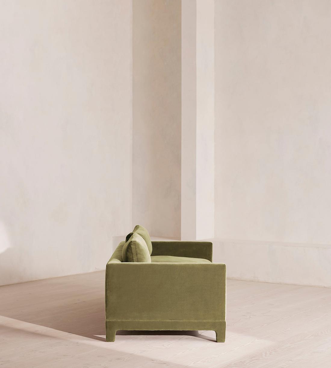 Ashford Three Seater Sofa - Velvet - Lichen - US - Images - Image 3