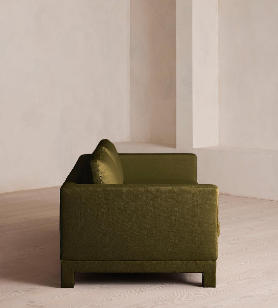 Ashford Three Seater Sofa - Linen - Olive - US - Images - Image 3