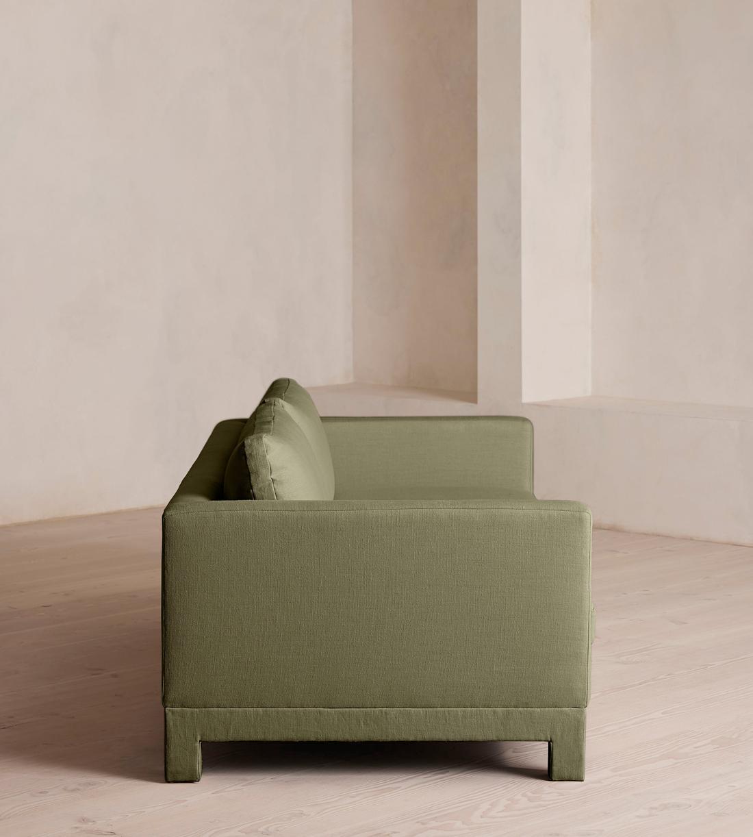 Ashford Three Seater Sofa - Linen - Sage - US - Images - Image 3