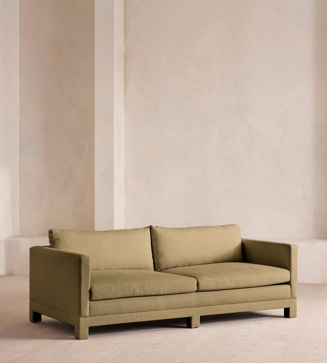 Ashford Three Seater Sofa - Linen - Wheat - Listing - Image 2