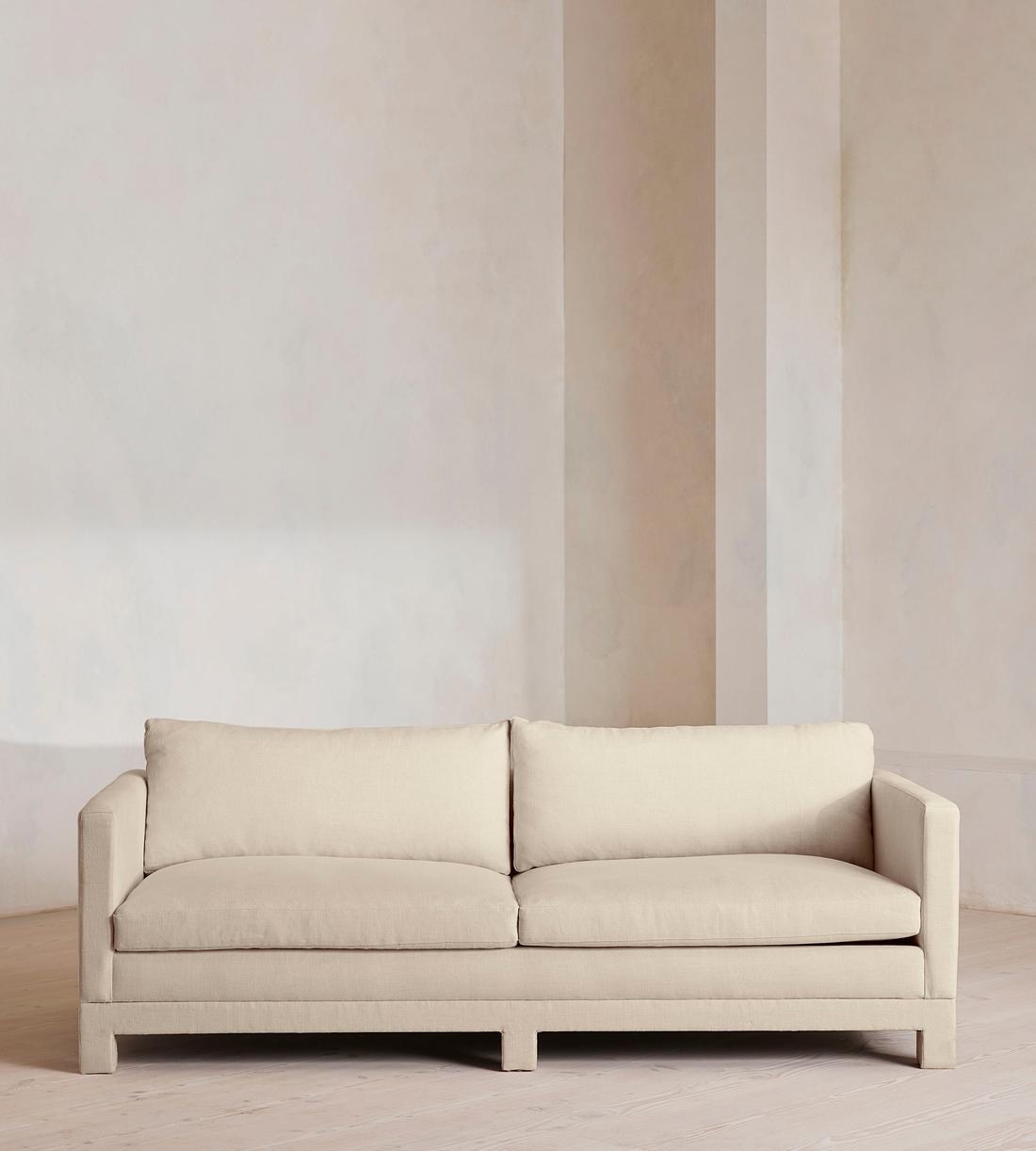 Ashford Three Seater Sofa - Linen - Bisque - Listing - Image 1