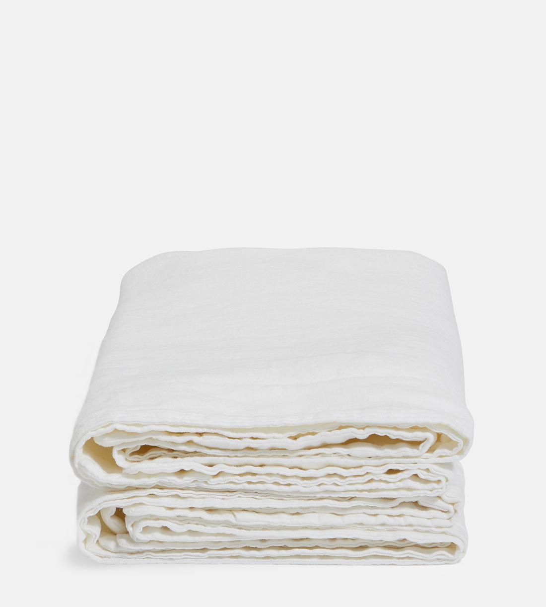 Luna Linen Oxford Pillowcase - King - White - Set of Two - Listing - Image 2