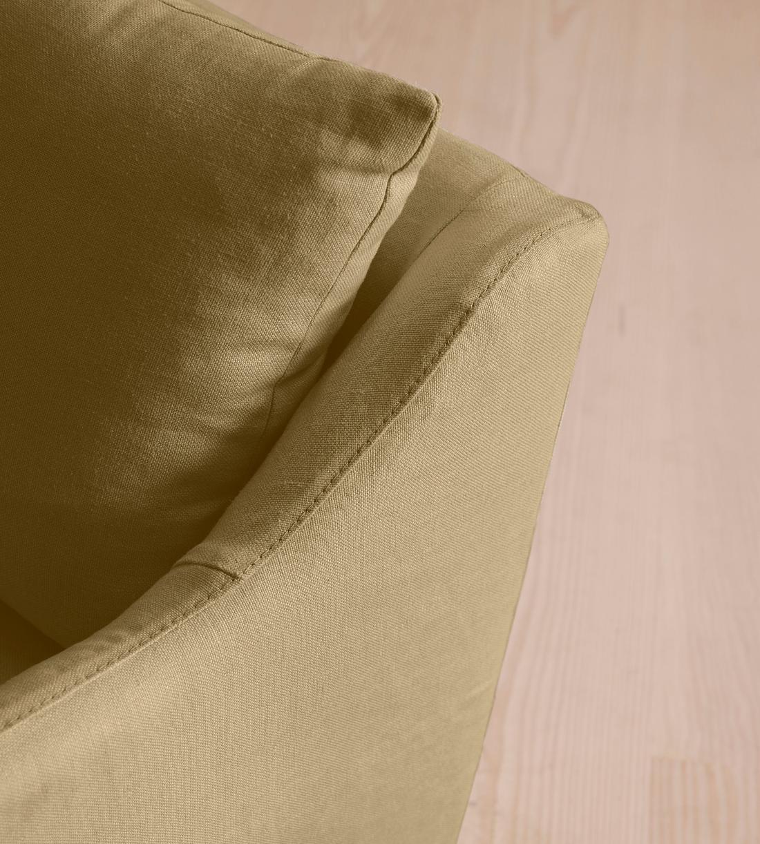 Roma Three Seater Sofa - Linen - Wheat - US - Images - Image 5