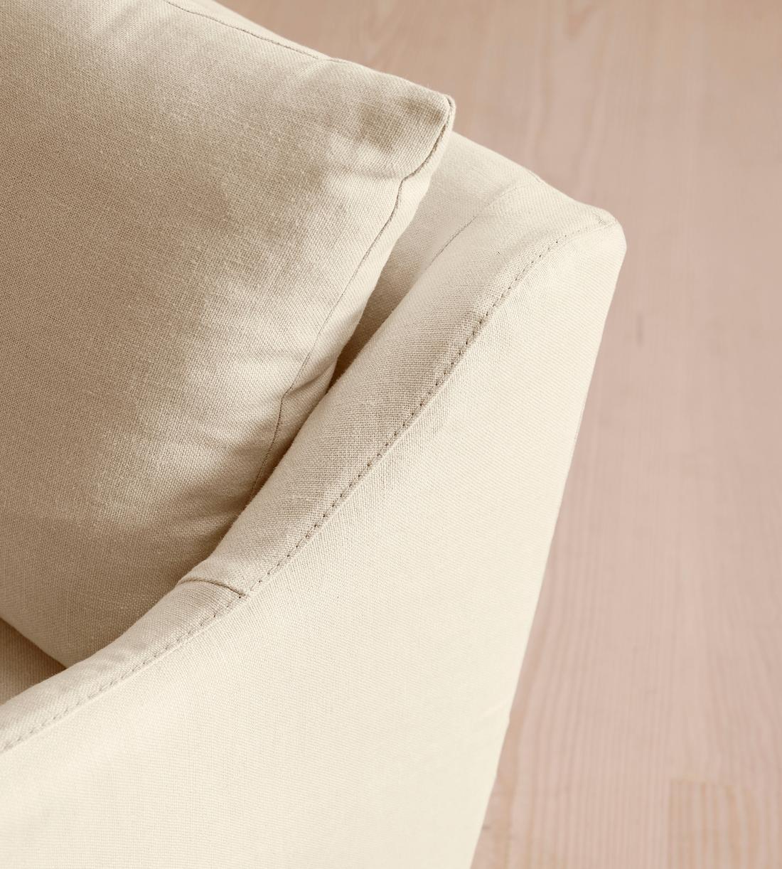 Roma Three Seater Sofa - Linen - Bisque - US - Images - Image 6