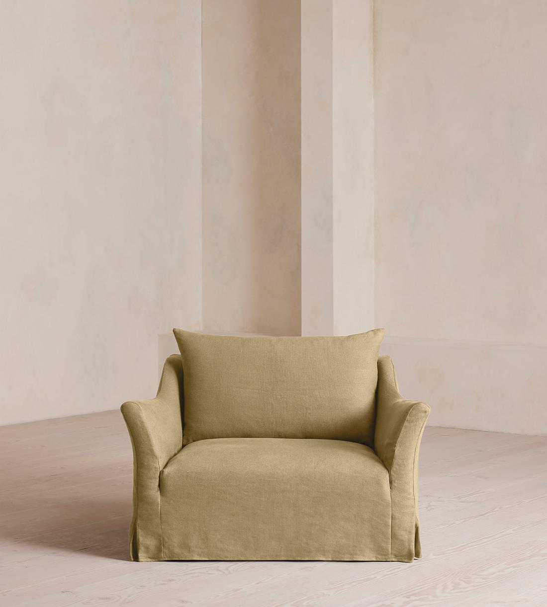 Roma Loveseat - Linen - Wheat - US - Listing - Image 2