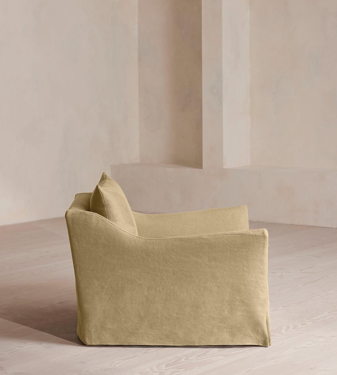 Roma Loveseat - Linen - Wheat - US - Images - Image 3