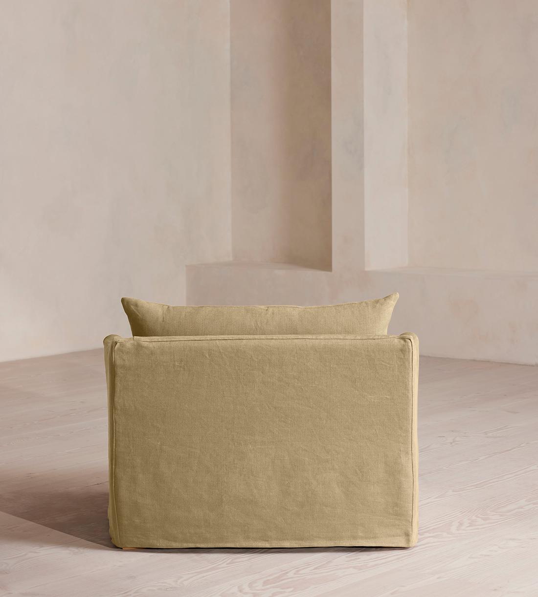 Roma Loveseat - Linen - Wheat - US - Images - Image 4