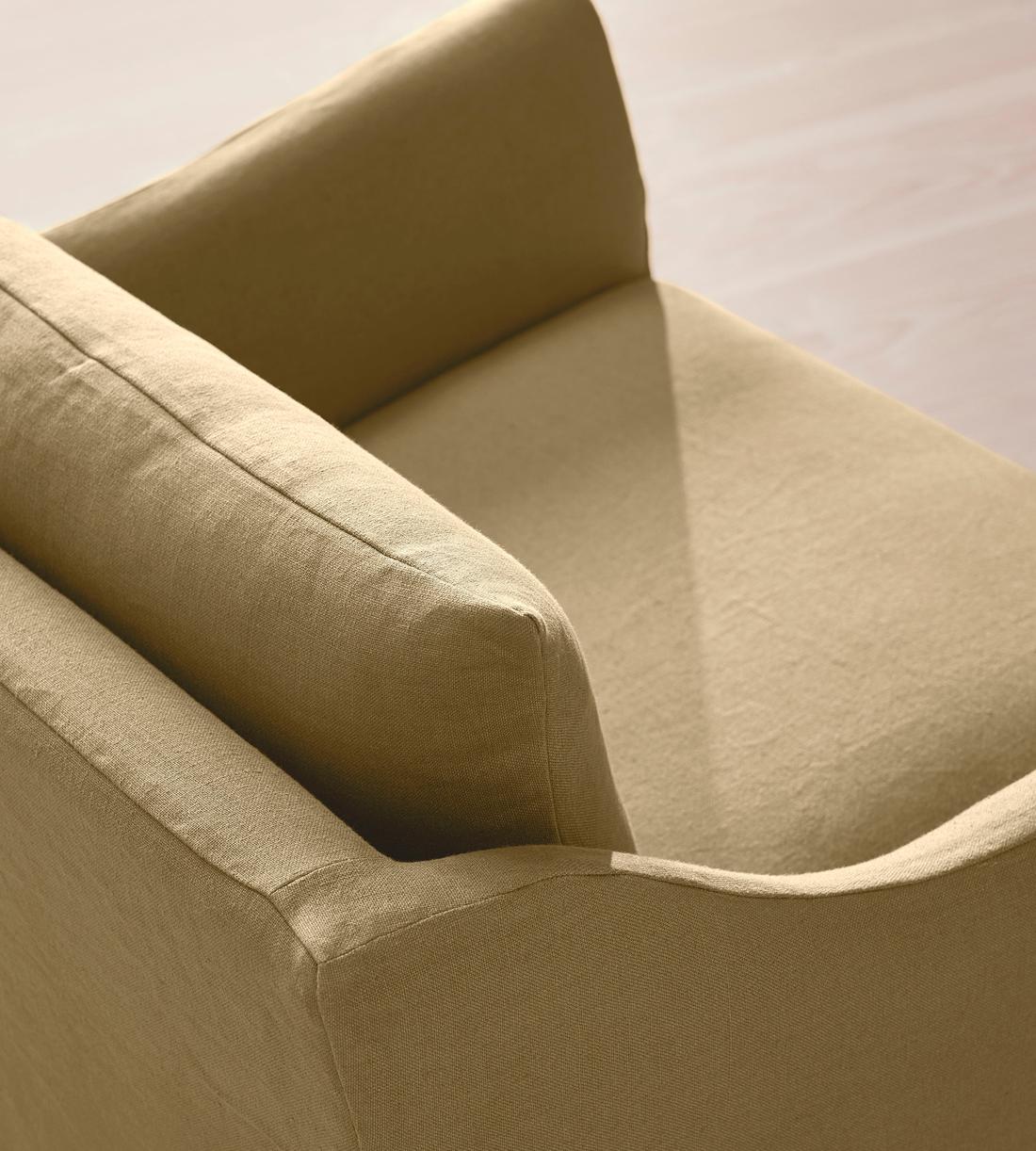 Roma Loveseat - Linen - Wheat - US - Images - Image 5