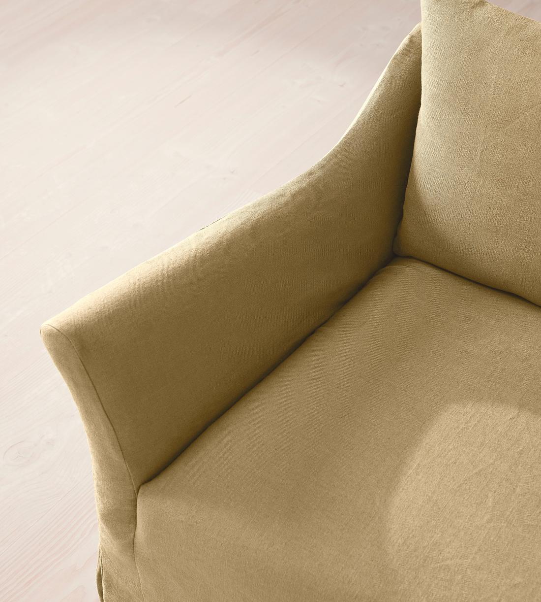 Roma Loveseat - Linen - Wheat - US - Images - Image 6