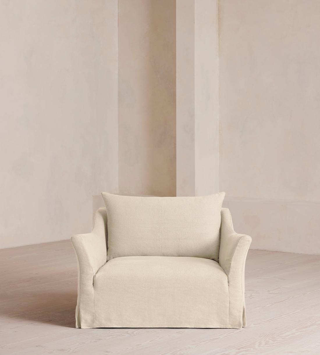 Roma Loveseat - Linen - Bisque - Listing - Image 2