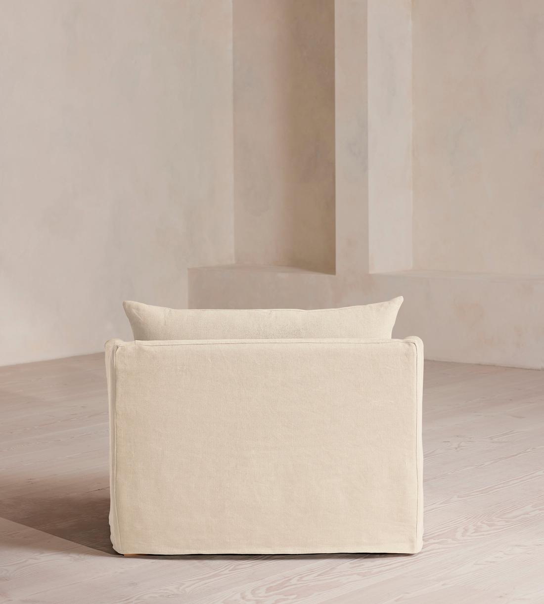 Roma Loveseat - Linen - Bisque - Images - Image 4