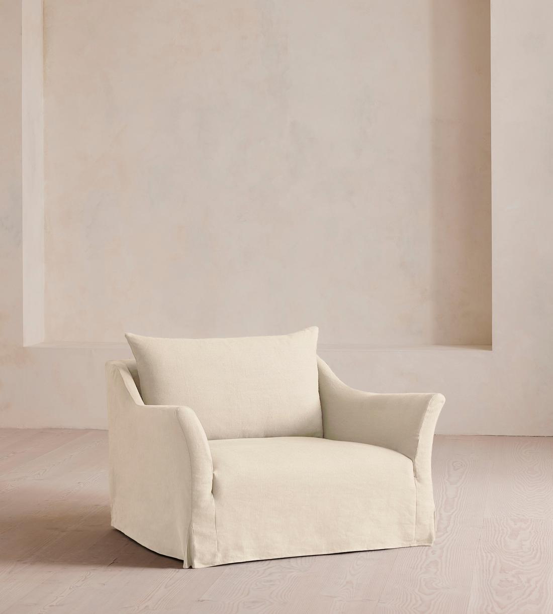 Roma Loveseat - Linen - Bisque - US - Listing - Image 1