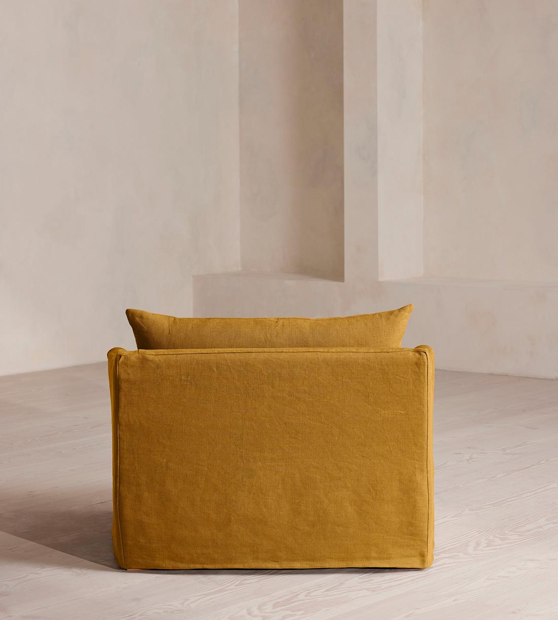 Roma Loveseat - Linen - Turmeric - UK - Images - Image 4