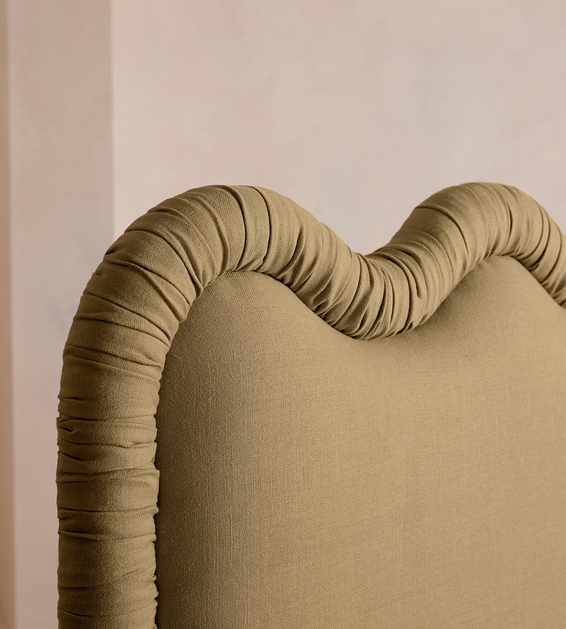 Tristan Bed - King - Linen - Wheat - Images - Image 3