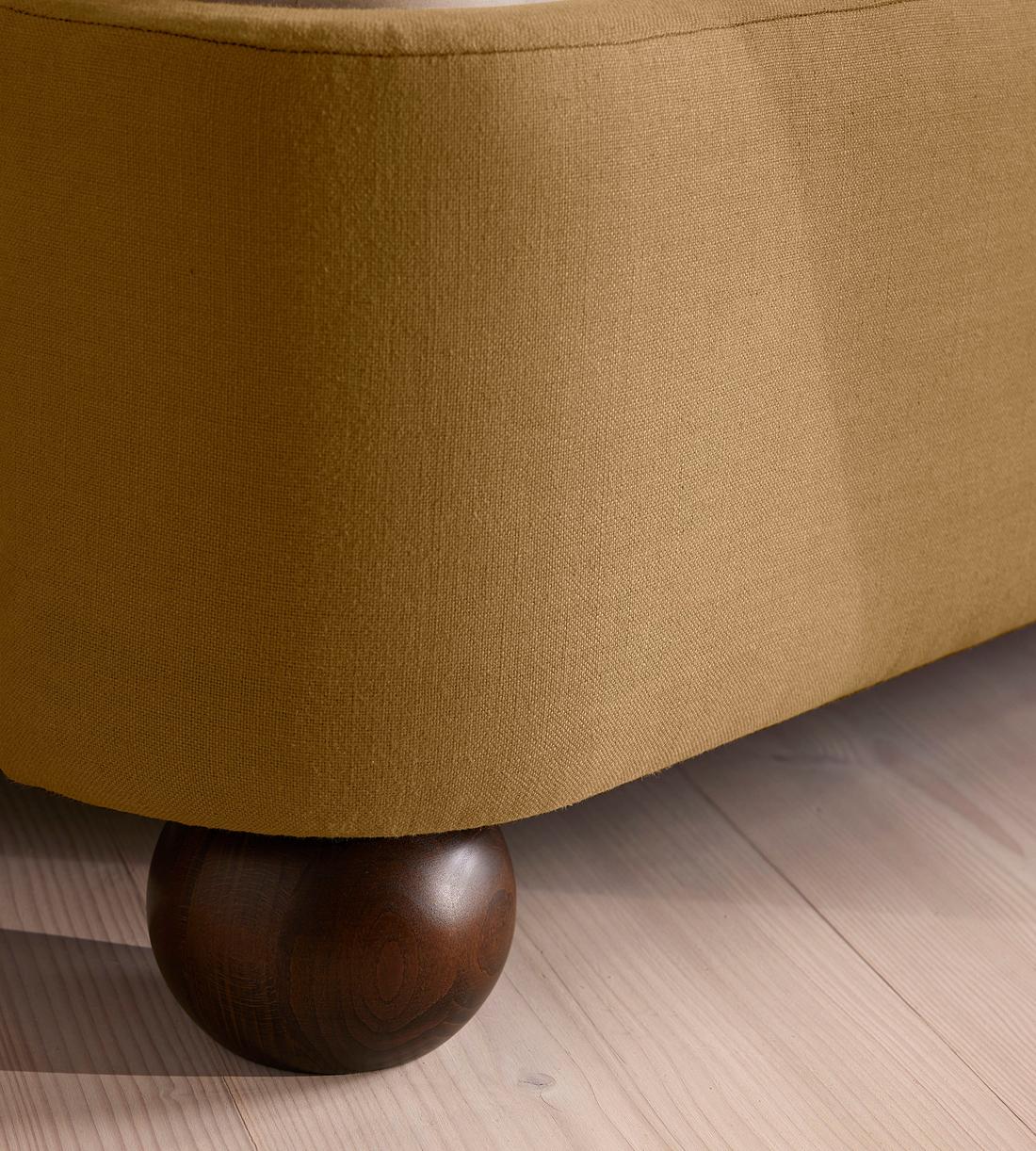 Tristan Bed - King - Linen - Ochre - US - Images - Image 5