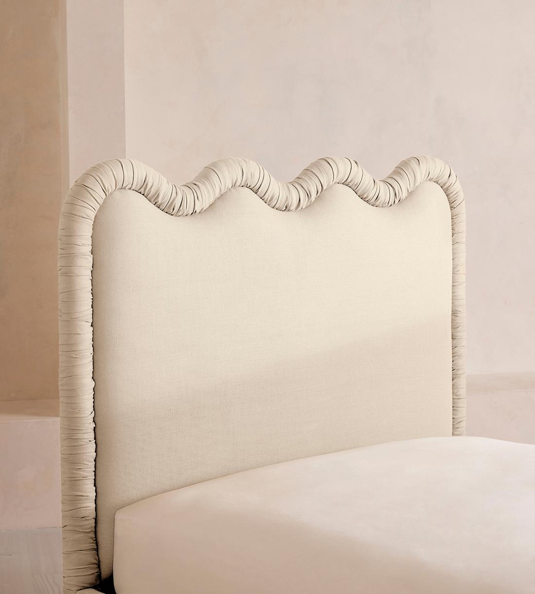 Tristan Bed - King - Linen - Bisque - US - Images - Image 4