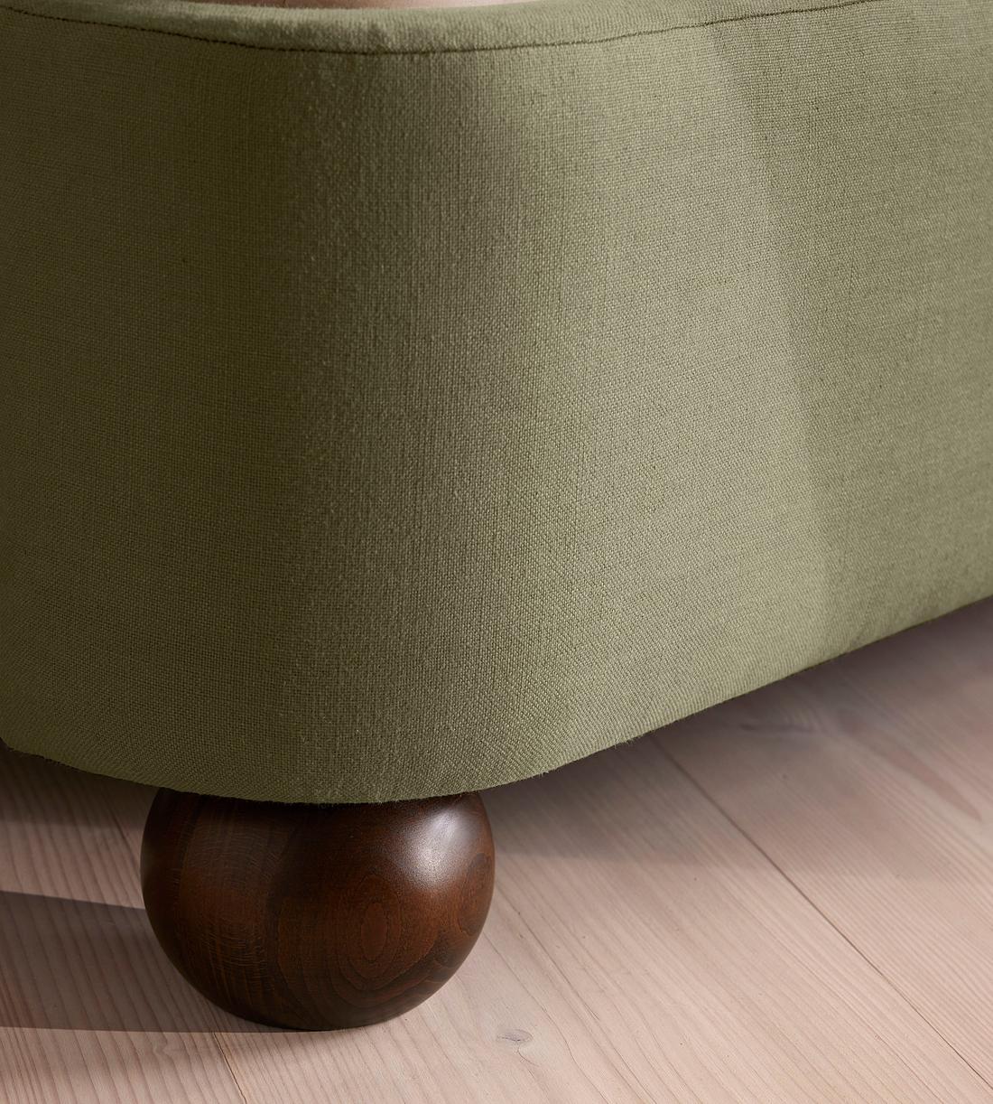Tristan Bed - King - Linen - Sage - Images - Image 5