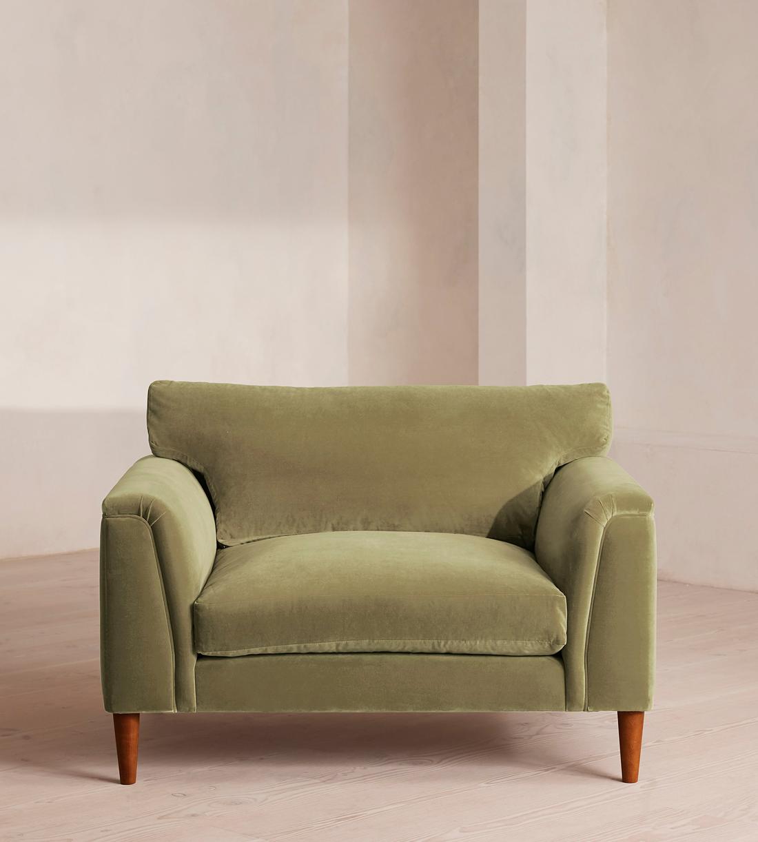 Reya Loveseat Velvet - Lichen - Listing - Image 2