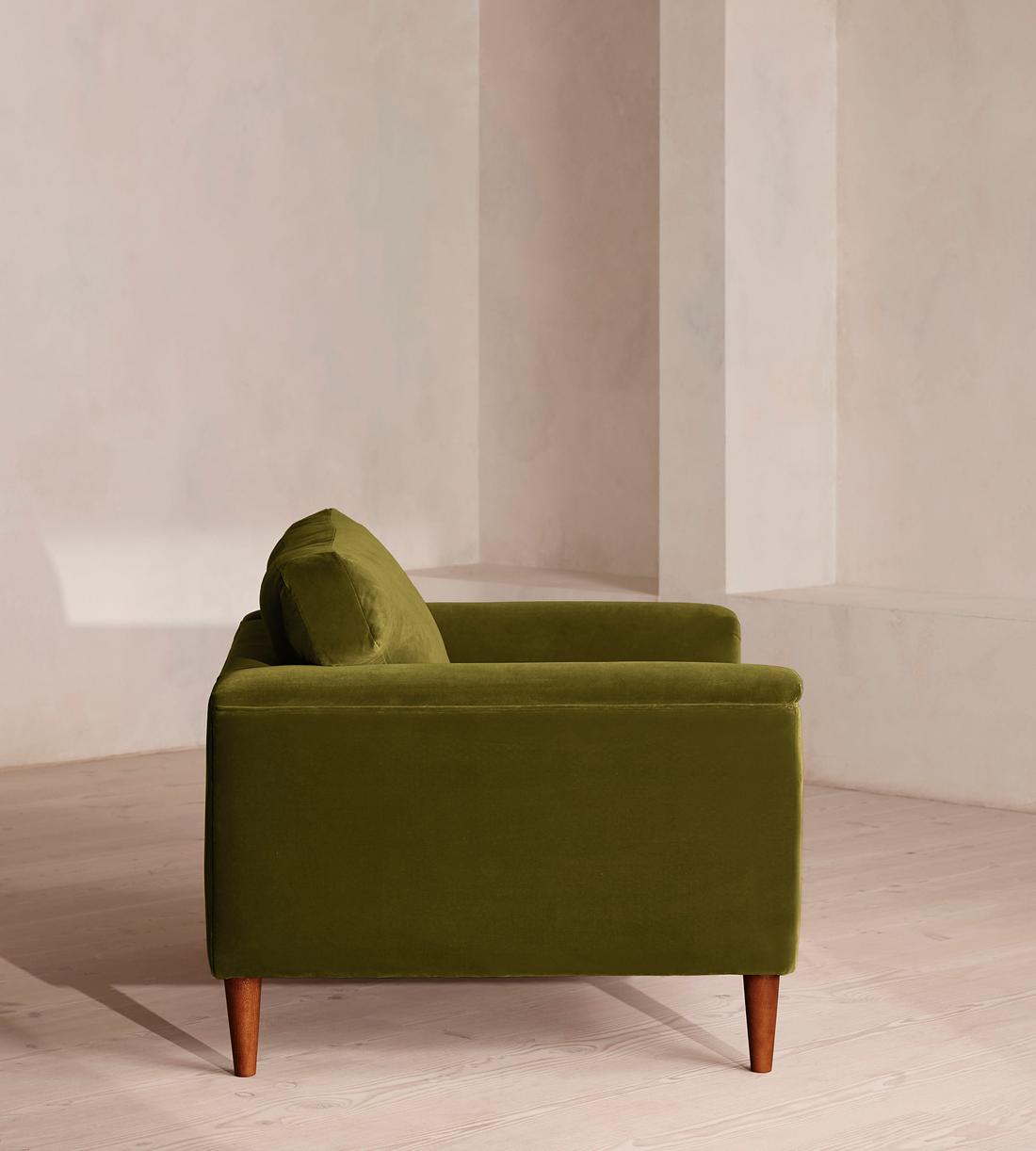 Reya Loveseat - Velvet - Olive - Images - Image 3