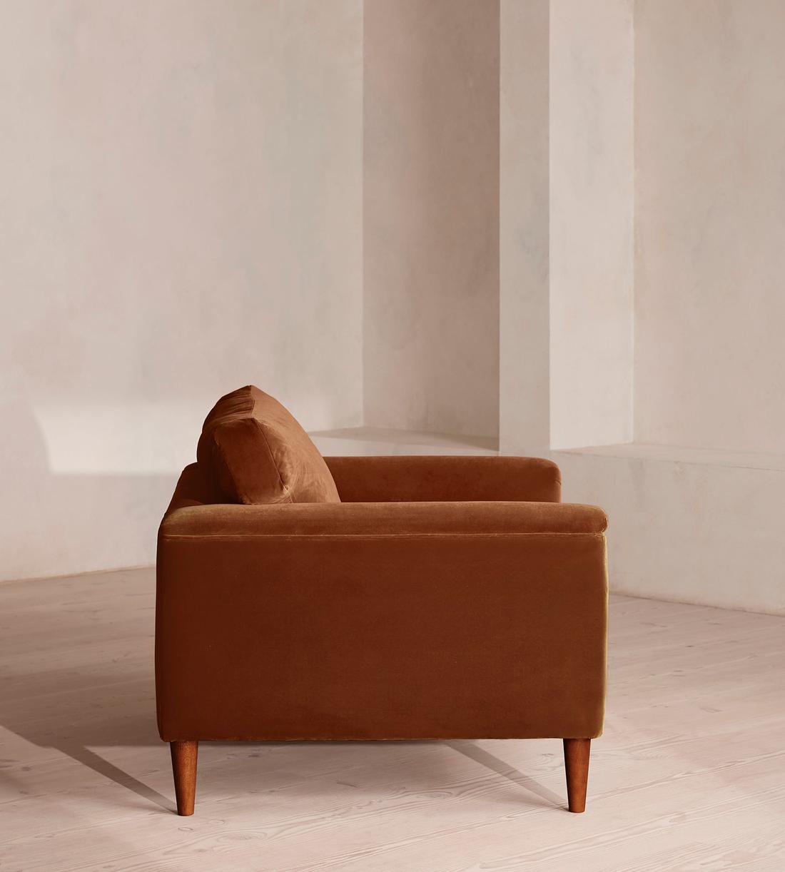 Reya Loveseat - Velvet - Cinnamon - US - Images - Image 3