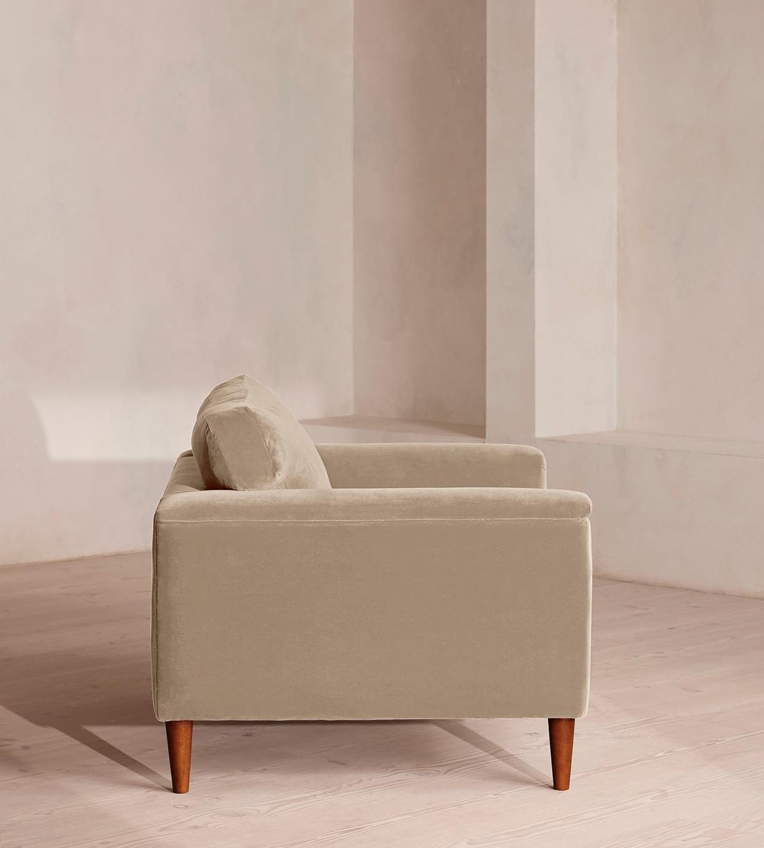 Reya Loveseat - Velvet - Oyster - UK - Images - Image 3