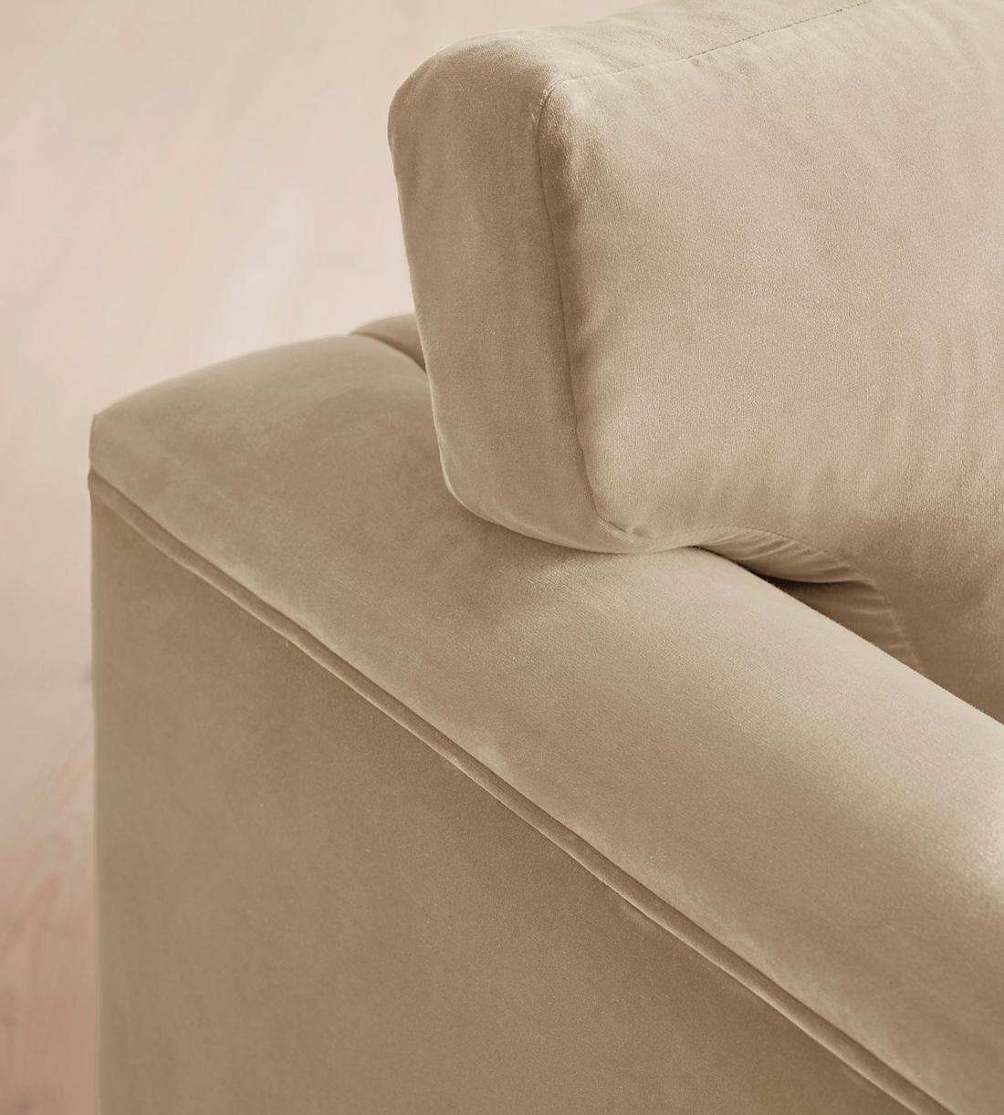 Reya Loveseat - Velvet - Oyster - US - Images - Image 6