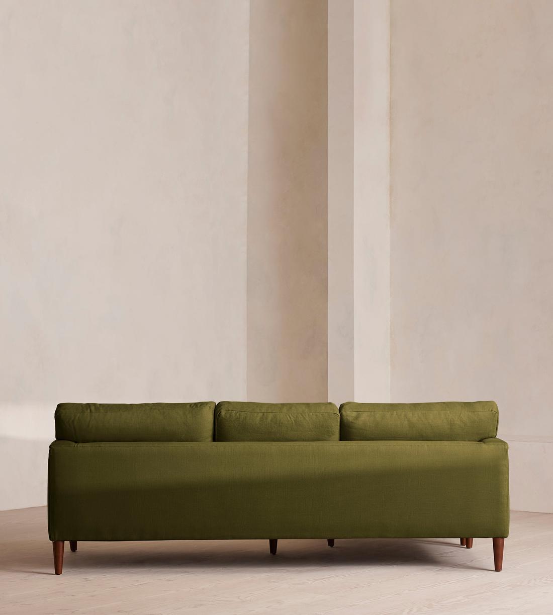 Reya Chaise-end Sofa - Linen - Olive - Images - Image 4