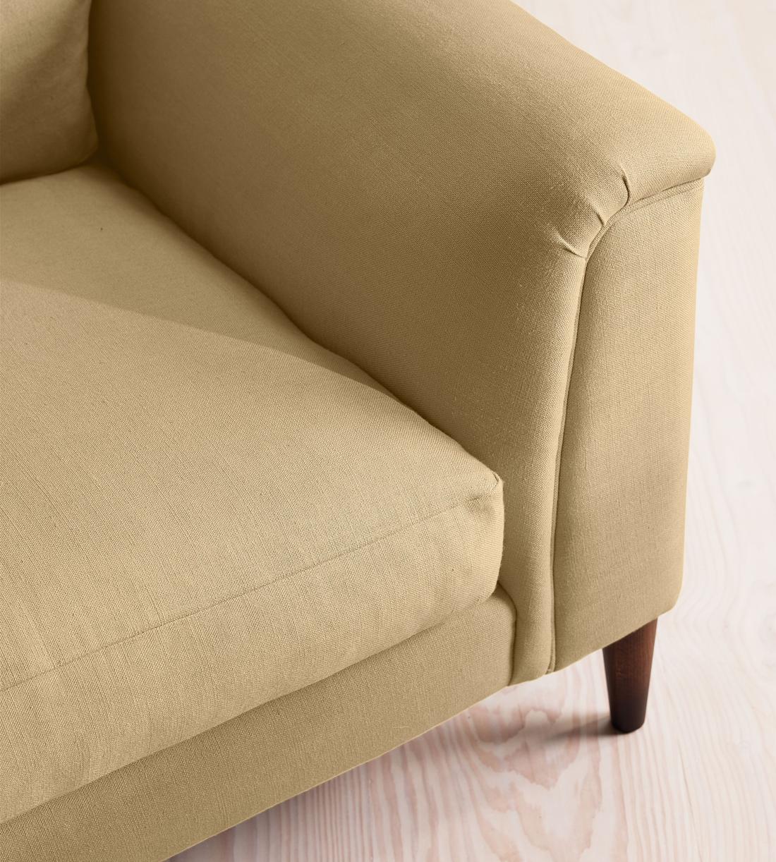 Reya Chaise-end Sofa - Linen - Wheat - Images - Image 5
