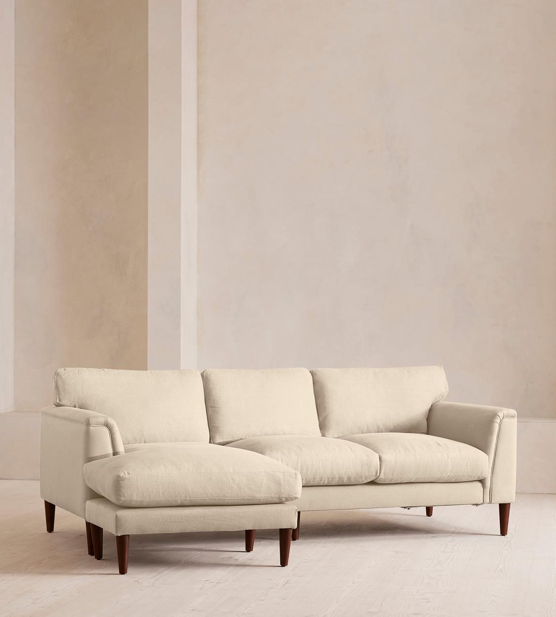 Reya Chaise-end Sofa - Linen - Bisque - Listing - Image 2